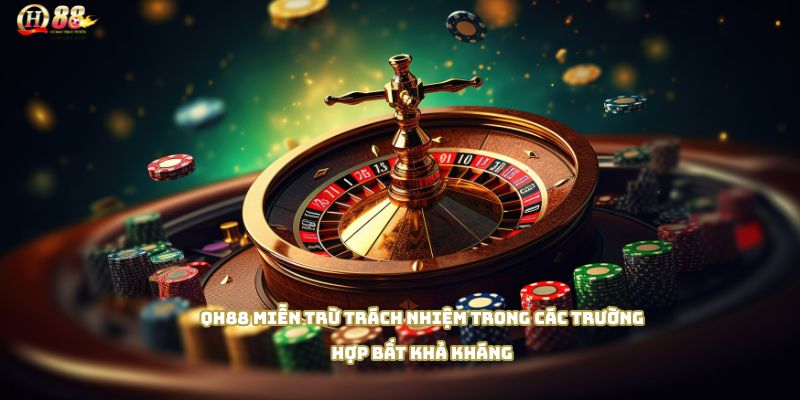 QH88 miễn trừ trách nhiệm trong các trường hợp bất khả kháng