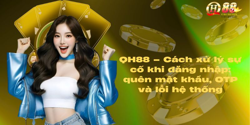 Cách xử lý sự cố khi đăng nhập QH88: quên mật khẩu, OTP và lỗi hệ thống