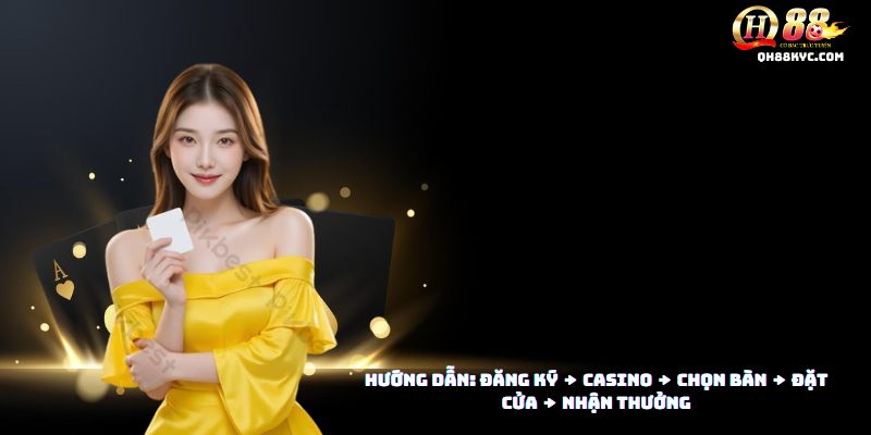 Quy trình tài xỉu QH88: dealer lắc xúc xắc